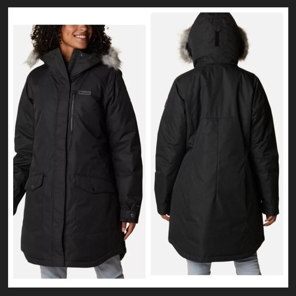 💗SOLD💗 Columbia Mountain Long Insulated Jacket - Picture 2 of 7